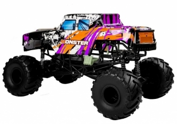 Nuotoliniu būdu valdomas automobilis "Rock Crawler 4x4", violetinis