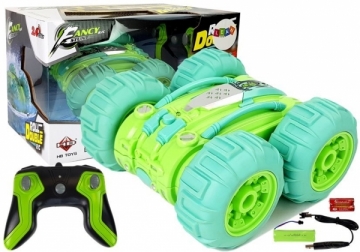 Nuotoliniu būdu valdomas automobilis-amfibija, žalias RC automobiliai vaikams