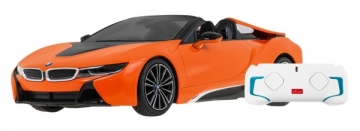 Nuotoliniu būdu valdomas automobilis BMW l8 Roaster, oranžinis