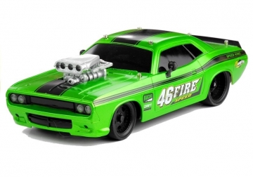 Nuotoliniu būdu valdomas automobilis Dodge Challenger 1:16 , žalias