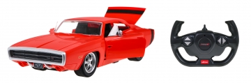 Nuotoliniu būdu valdomas automobilis Dodge Charger, 1:16, raudonas