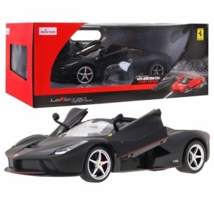 Nuotoliniu būdu valdomas automobilis Ferrari LaFerrari Aperta, juodas Rc cars for kids