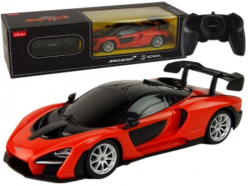 Nuotoliniu būdu valdomas automobilis McLaren, 1:24, raudonas радио управляемыe машинки для детей