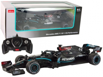 Nuotoliniu būdu valdomas automobilis Mercedes-AMG F1, 1:18, mėlynas Rc cars for kids