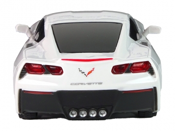 Nuotoliniu būdu valdomas Corvette C7 1:24 automobilis, baltas