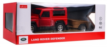 Nuotoliniu būdu valdomas “Land Rover 1:14”, raudonas