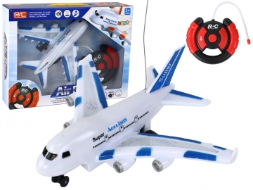 Nuotoliniu būdu valdomas lėktuvas, baltas LN16643 Lidmašīnas rotaļlietas