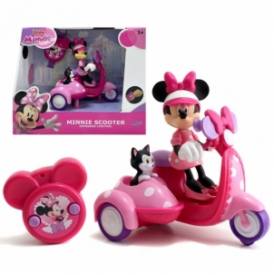 Nuotoliniu būdu valdomas motoroleris su figūrėle - Minnie Mouse RC technika vaikams