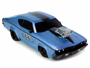 Nuotoliniu būdu valdomas sportinis automobilis Mustang GT 66, 1:20, mėlynas
