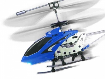 Nuotoliniu būdu valdomas sraigtasparnis "Syma S107G", mėlynos spalvos