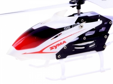 Nuotoliniu būdu valdomas sraigtasparnis "Syma S5", baltos spalvos