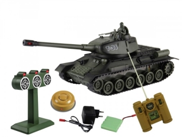 Nuotoliniu būdu valdomas tankas T-34, 1:28 Rc tech for kids