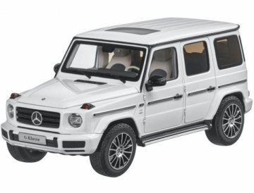 Nuotoliniu būdu valdomas visureigis Mercedes-Benz G63 1:24 RTR, baltas Rc cars for kids