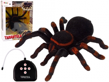 Nuotoliniu būdu valdomas voras, juodas Robots rotaļlietas