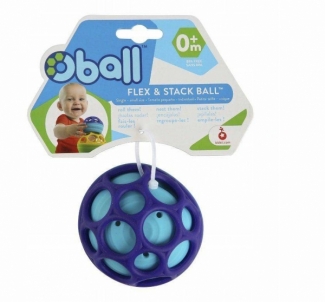 Oball kamuoliukas, mėlynas Rotaļlietas zīdaiņiem