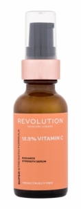 Odos serumas nuo raukšlių Makeup Revolution London Skincare Vitamin C 12,5% 30ml Kaukės ir serumai veidui