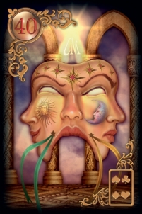 Oracle kortos Gilded Reviere Lenormand
