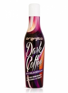 Oranjito Solarium sunscreen with the aroma of coffee milk (Dark Coffee Accelerator) 200 ml 