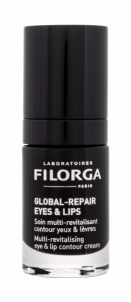 Paakių kremas Filorga Global-Repair Eyes & Lips Multi-Revitalising Contour Cream Eye Cream 15ml Powder for the face