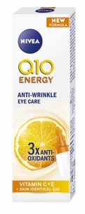 Paakių kremas Nivea Wrinkle Energizing Eye Cream Q10 Plus C 15 ml