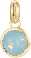 Pakabukas Brosway Gold plated pendant with Très Jolie BTJM249 crystal Charms
