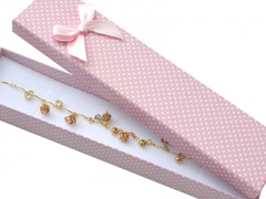 Papuošalų dėžutė JK Box Polka dot box for bracelet KK-9 / A6 Papuošalų dėžutės / kosmetinės