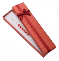 Papuošalų dėžutė JK Box Red box for bracelet AT-9 / A10 Rotaslietas kastes