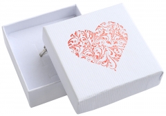 Papuošalų dovanų dėžutė žiedui JK Box White LD-4 / A1 / A7 Papuošalų dėžutės / kosmetinės
