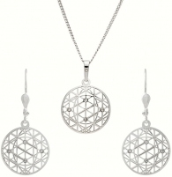 Papuošalų komplektas Praqia Mysterious jewelry set KO1594_NA0945_RH (chain, pendant, earrings) Jewelry sets