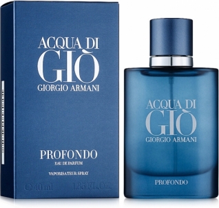 Parfumuotas vanduo Giorgio Armani Acqua di Gio Profondo EDP 125ml Kvepalai vyrams