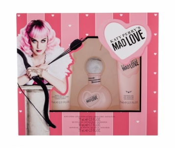 Parfumuotas vanduo Katy Perry Katy Perry´s Mad Love EDP 50ml + losjonas + dušo želė 75 ml Kvepalų ir kosmetikos rinkiniai