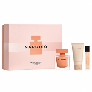 Parfumuotas vanduo Narciso Rodriguez Ambrée EDP 90 ml + kūno losjonas 50 ml + EDP 10 ml Kvepalų ir kosmetikos rinkiniai