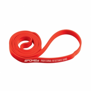 Pasipriešinimo guma Spokey POWER II, medium - raudona Pasipriešinimo gumos, juostos sportui