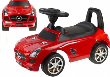 Paspiriamas automobilis &quot;Mercedes-Benz SLS AMG&quot;, raudonas Stumjamās un pedāļu mašīnas
