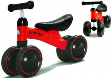 Paspiriamas dviratukas "Yang Kai", raudonas Велосипеды для детей