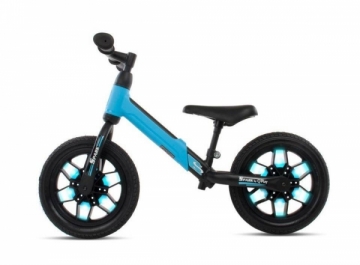 Paspiriamas dviratukas su LED - Spark, mėlynas
