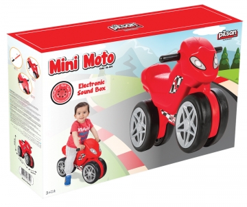 Paspiriamas motociklas Mini Moto, raudonas