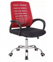 Pasukama biuro kėdė VANGALOO, raudona/juoda Biuro kėdės