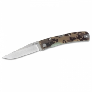 Knife Manly Peak Desert Camo Two Hand CPM 154 59-61 HRC 
