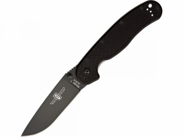 Knife Ontario RAT1 Folder black 8846 Knives and other tools