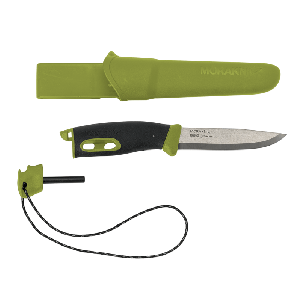 Knife su skeltuvu MORA Companion Spark, žalias Knives and other tools