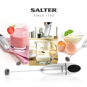 Pieno plaktuvas Salter 546 SVXR Handheld Electronic Milk Frother silver