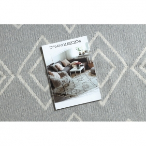 Pilkas dvipusis kilimas TWIN Boho | 80x150 cm Classroom carpets