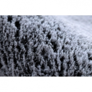 Pilkas kailio imitacijos kilimas LAPIN | 180x270 cm