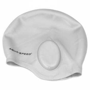 Plaukimo kepuraitė Aqua Speed EAR CAP, Spalva juoda
