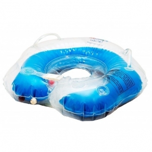 Plaukimo ratas kūdikiams ant kaklo Flipper mėlynas
