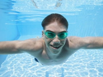 Plaukiojimo akiniai Bestway Hydro-Swim, šviesiai žali