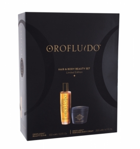 Plaukų aliejus ir serumas Orofluido Hair & Body Beauty Set 100ml Hair building measures (creams,lotions,fluids)