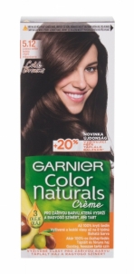 Plaukų dažai Garnier Color Naturals 5,12 Icy Light Brown Créme Hair Color 40ml Plaukų dažai