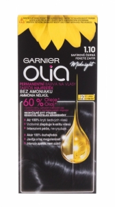 Plaukų dažai Garnier Olia 1,10 Black Sapphire Hair Color 50g Plaukų dažai